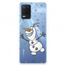 Funda para Realme 8 5G Oficial de Disney Olaf Transparente - Frozen