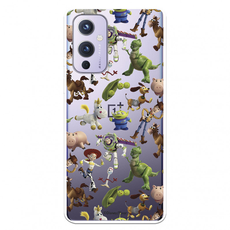 Funda para OnePlus 9 Oficial de Disney Muñecos Toy Story Siluetas - Toy Story