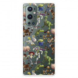 Funda para OnePlus 9 Pro Oficial de Disney Muñecos Toy Story Siluetas - Toy Story