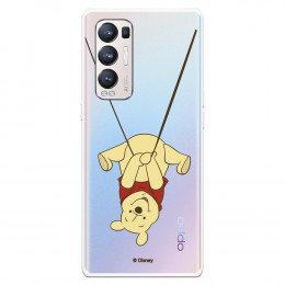 Funda para Oppo Find X3 Neo Oficial de Disney Winnie  Columpio - Winnie The Pooh