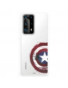 Funda para Huawei P40 Pro Plus Oficial de Marvel Capitán América Escudo Transparente - Marvel