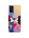 Funda para Realme GT Oficial de Disney Mickey y Minnie Beso - Clásicos Disney