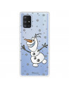 Funda para Samsung Galaxy A71 5G Oficial de Disney Olaf Transparente - Frozen