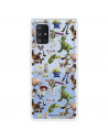 Funda para Samsung Galaxy A71 5G Oficial de Disney Muñecos Toy Story Siluetas - Toy Story