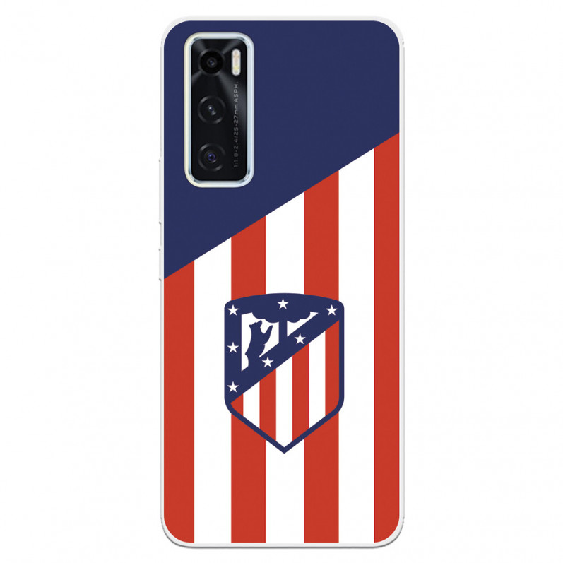 Funda para Vivo Y70 del Atleti Escudo Fondo Atletico - Licencia Oficial Atlético de Madrid