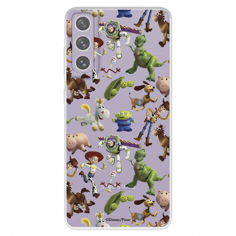 Funda para Samsung Galaxy S21 FE Oficial de Disney Muñecos Toy Story Siluetas - Toy Story