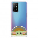 Funda para Oppo A94 5G Oficial de Star Wars Baby Yoda Sonrisas - The Mandalorian