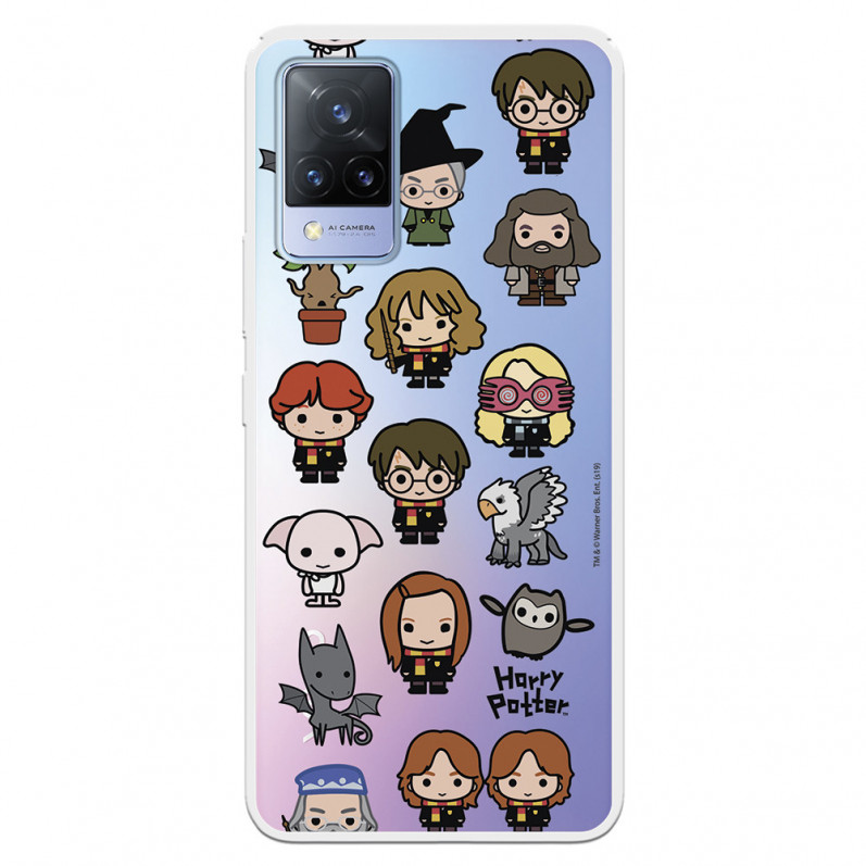 Funda para Vivo V21 5G Oficial de Harry Potter Personajes Iconos - Harry Potter