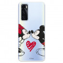 Funda para Vivo Y70 Oficial de Disney Mickey y Minnie Beso - Clásicos Disney