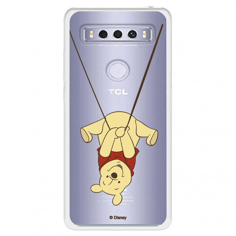 Funda para TCL 10 SE Oficial de Disney Winnie  Columpio - Winnie The Pooh