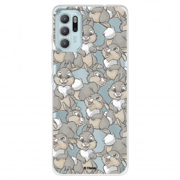 Funda para Motorola Moto G60S Oficial de Disney Tambor Patrones - Bambi