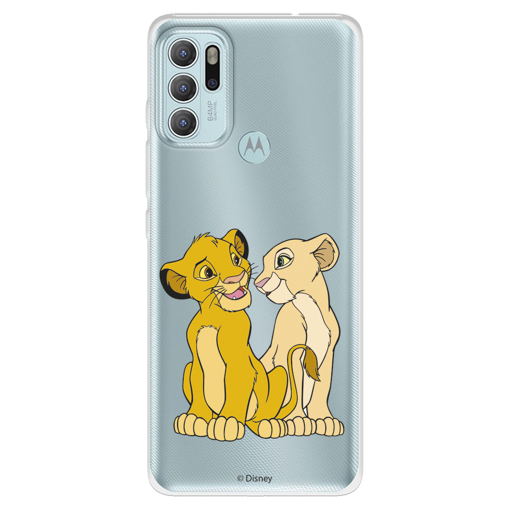 Official Disney Simba and Nala Silhouette Motorola Moto G60S Case - The ...