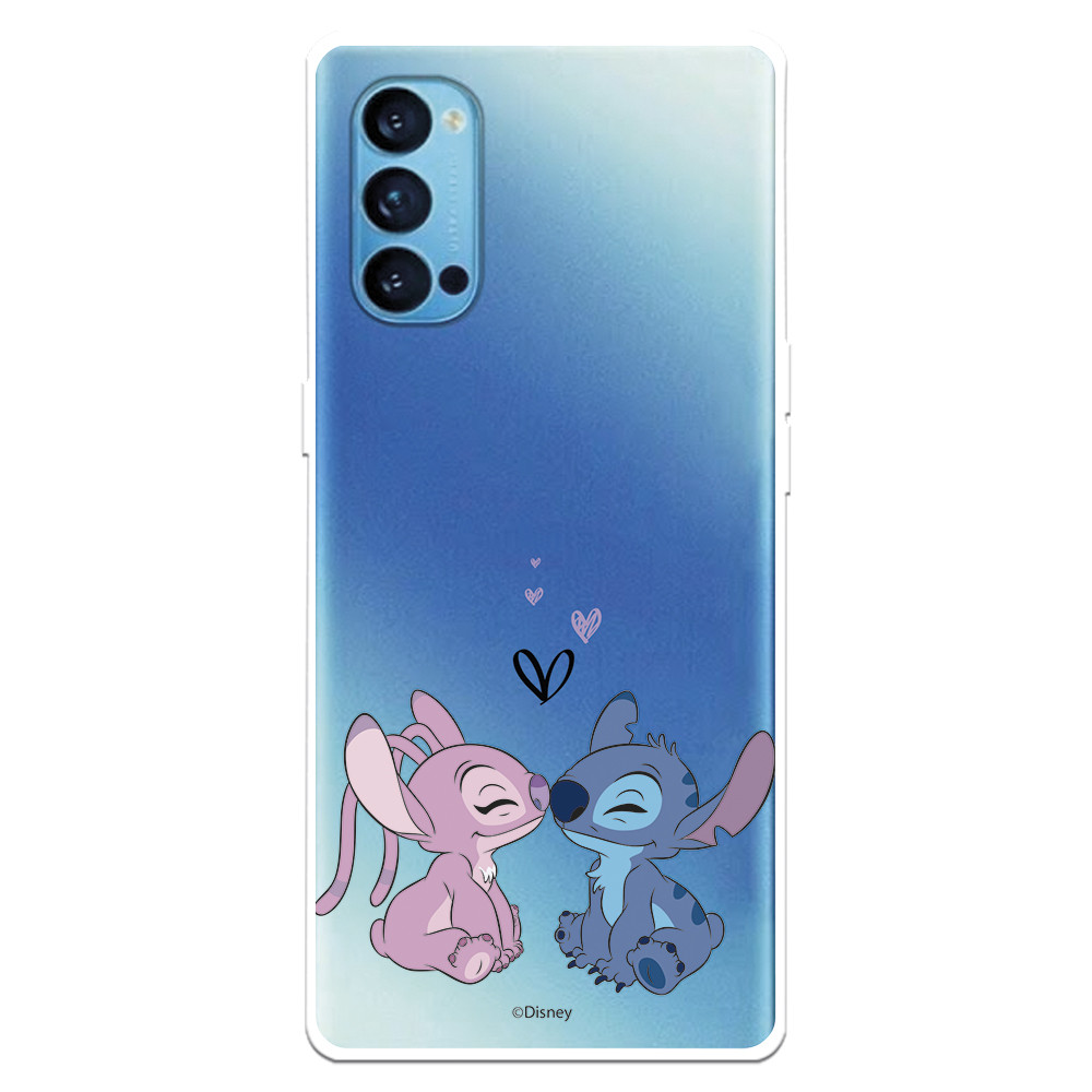 Funda para Xiaomi Redmi Note 8 Oficial de Disney Angel & Stitch Beso - Lilo  & Stitch