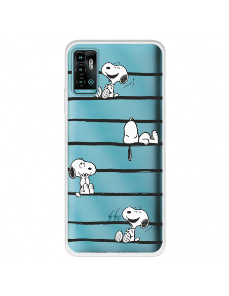 Funda para Xiaomi 13 Pro Oficial de Peanuts Snoopy rayas - Snoopy