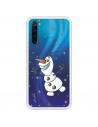Funda para Xiaomi Redmi Note 8 2021 Oficial de Disney Olaf Transparente - Frozen