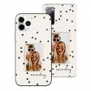 Personalized Phone Case - Photo with Circles Background