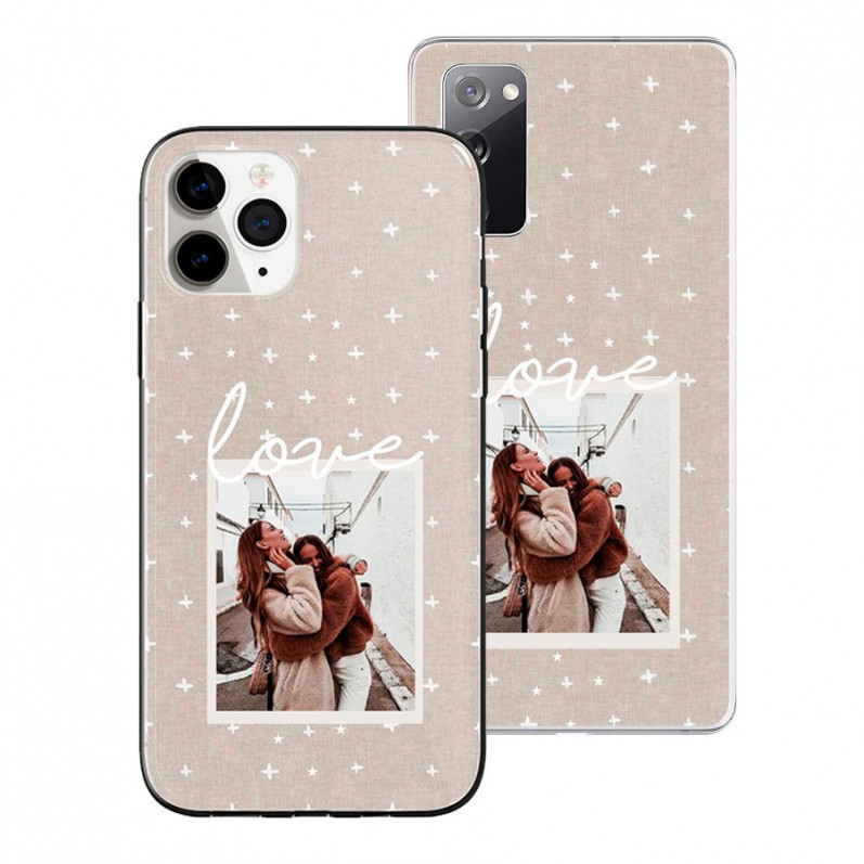 Personalized Case - Photo with Stars Background
