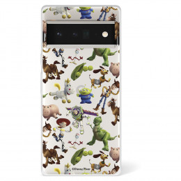 Funda para Google Pixel 6 Pro Oficial de Disney Muñecos Toy Story Siluetas - Toy Story