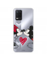 Funda para Realme Narzo 30 5G Oficial de Disney Mickey y Minnie Beso - Clásicos Disney