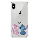 Official Disney Angel & Stitch Kiss iPhone X Case - Lilo & Stitch