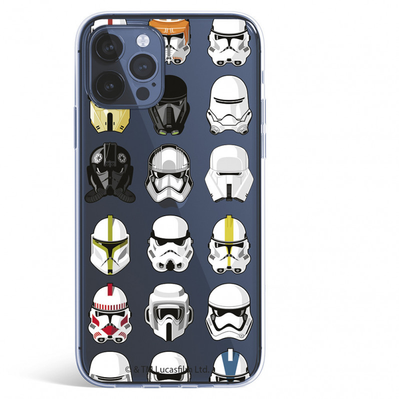 iPhone 12 Pro Max Official Star Wars Drawing Helmets - star wars