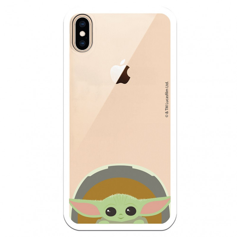 Official Star Wars Baby Yoda Smiles iPhone XS Max Case - Star Wars