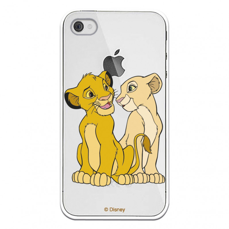 Official Disney Simba and Nala Clear Case for iPhone 4 - The Lion King