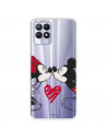 Funda para Realme C11 2021 Oficial de Disney Mickey y Minnie Beso - Clásicos Disney