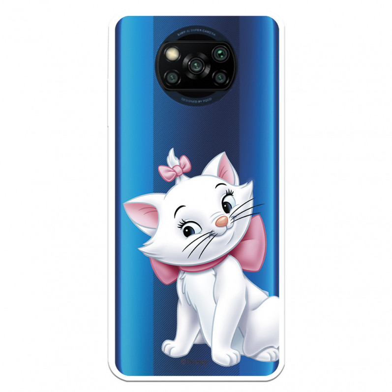 Case for Xiaomi Poco X3 Pro Official Disney Marie Silhouette - The Aristocats