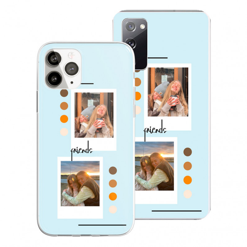 Personalized Case - Photo with Phrase Friends