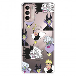 Funda para Motorola Moto G41 Oficial de Disney Villanas Patrón - Villanas Disney