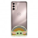 Funda para Motorola Moto G31 Oficial de Star Wars Baby Yoda Sonrisas - The Mandalorian