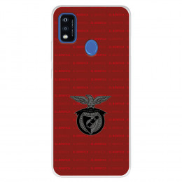 Funda para ZTE Blade A51 del Escudo Fondo Granate  - Licencia Oficial Benfica