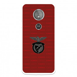 Funda para Motorola Moto E5 del Escudo Fondo Granate  - Licencia Oficial Benfica