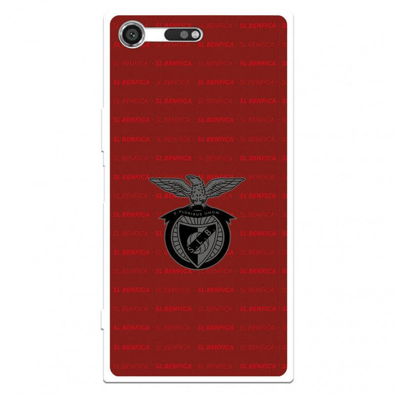 Funda para Sony Xperia XZ Premium del Escudo Fondo Granate  - Licencia Oficial Benfica