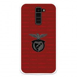 Funda para LG K10 del Escudo Fondo Granate  - Licencia Oficial Benfica