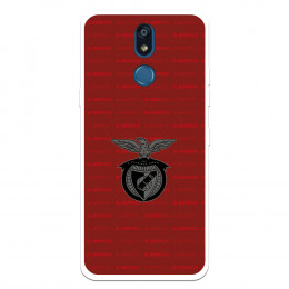 Funda para LG K40 del Escudo Fondo Granate  - Licencia Oficial Benfica