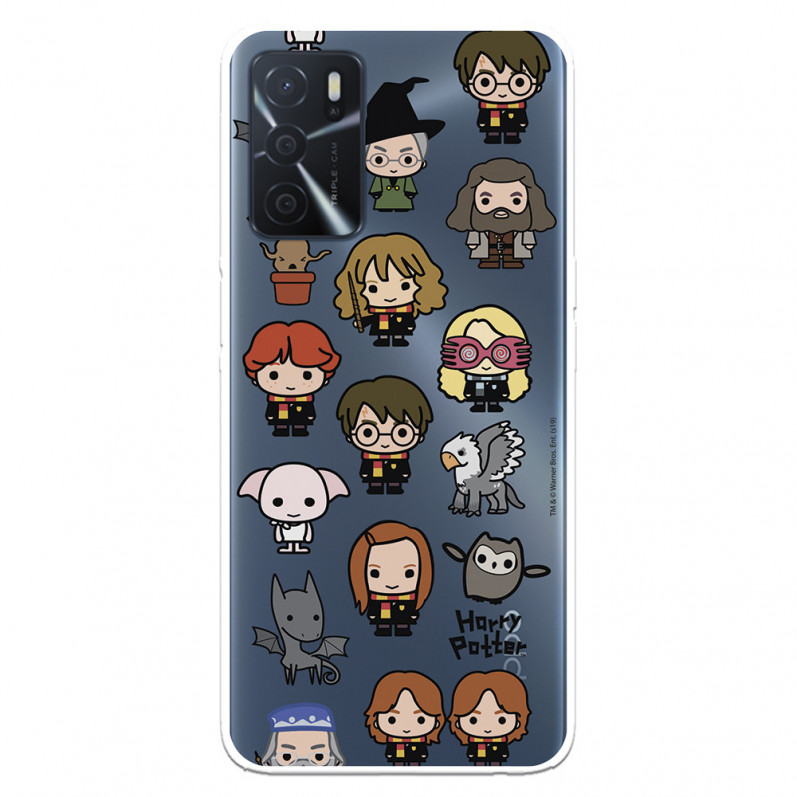 Case for Oppo A16s Official Harry Potter Characters Icons - Harry Potter