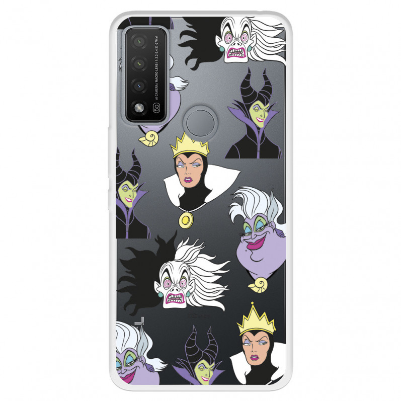 Funda para TCL 20R 5G Oficial de Disney Villanas Patrón - Villanas Disney