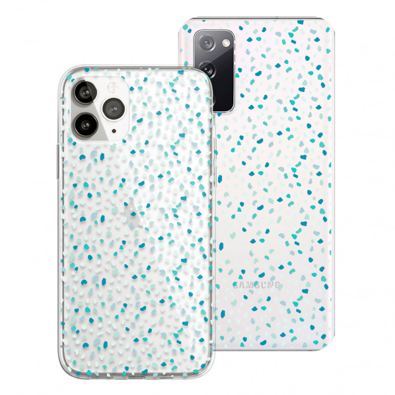 Blue Spots Pattern Case