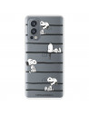 Funda para OnePlus Nord CE 2 Oficial de Peanuts Snoopy rayas - Snoopy