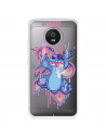 Funda para Motorola Moto G5 Oficial de Disney Stitch Graffiti - Lilo & Stitch