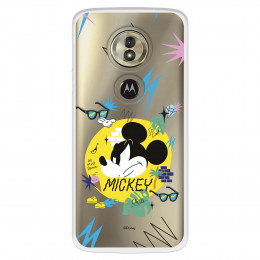 Funda para iPhone 14 Plus Oficial de Disney Mickey y Minnie Asomados -  Clásicos Disney