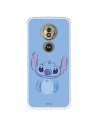 Funda para Motorola Moto G6 Play Oficial de Disney Stitch Azul - Lilo & Stitch