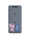 Funda para ZTE Blade V8 Oficial de Disney Angel & Stitch Beso - Lilo & Stitch