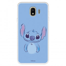 Funda para Samsung Galaxy J4 2018 Oficial de Disney Stitch Azul - Lilo & Stitch