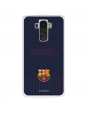 Funda para LG G4 del FC Barcelona Barsa Fondo Azul  - Licencia Oficial FC Barcelona