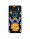 Funda para Motorola Moto G7 Plus Oficial de Disney Stitch Piñas - Lilo & Stitch