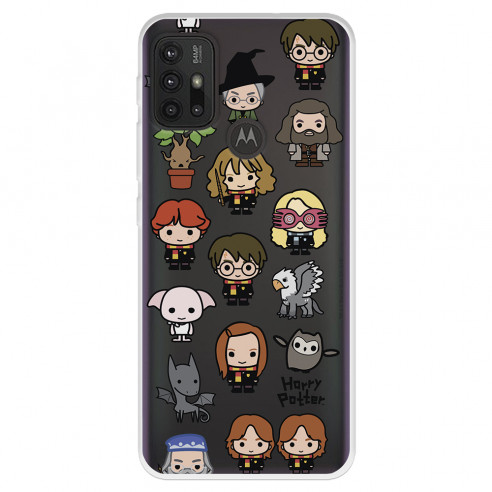 Funda para Motorola Moto G10 Oficial de Harry Potter Personajes Iconos - Harry Potter