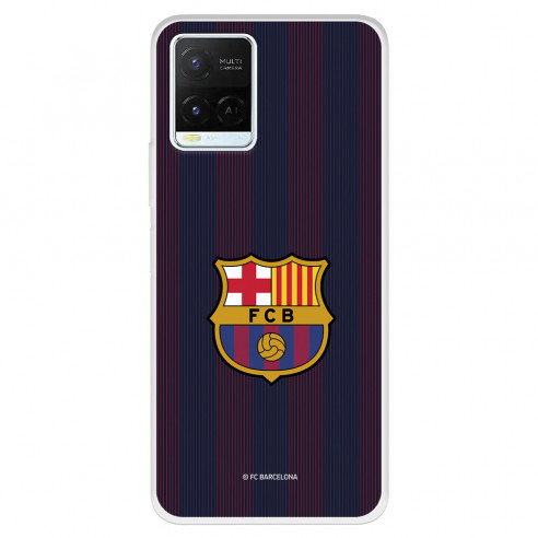 Funda para Vivo Y21 del FC Barcelona Rayas Blaugrana  - Licencia Oficial FC Barcelona